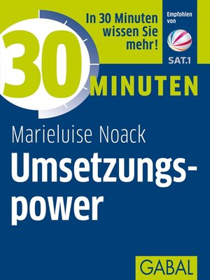 cover image of 30 Minuten Umsetzungspower
